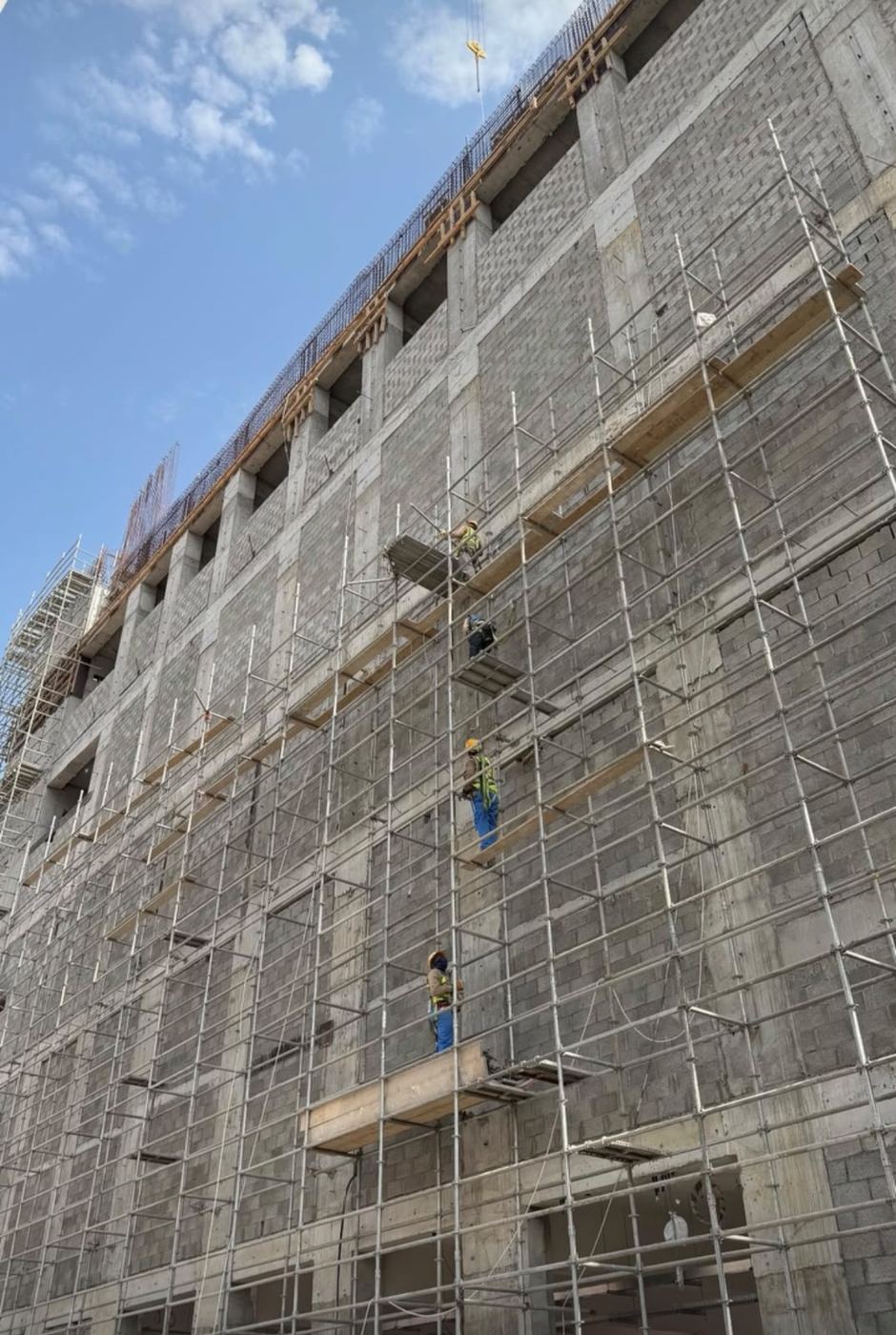 scaffolding tower